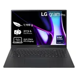 LG gram Pro Core Ultra 7 155H 32GB/2TB SSD, Win11 schwarz 16Z90SP-G.AD7BG