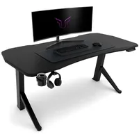 Ultimate Setup Ultimate Setup® Gaming Tisch höhenverstellbar elektrisch schwarz, Gamer Tisch, Gaming Schreibtisch, Gaming Desk, Gaming Tisch 160x80 cm, Gaming Room
