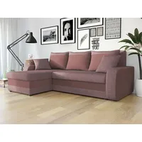 Mirjan24 Ecksofa Kris, Stilvoll Eckcouch, mit Schlaffunktion, Zwei Bettkasten, L-Form Couch, Schlafsofa (Matana 14 + Uttario Velvet 2955)