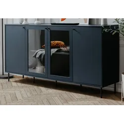 Sideboard "Barina" in blau Wohn- und Esszimmer Kommode 180 x 90 cm