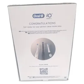 Oral-B iO Series 2 Night Black + 2. Handstück Forest Green + Reiseetui + Aufsteckbürsten-Etui