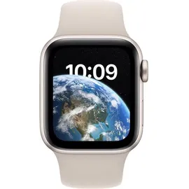 Apple Watch SE 2022 GPS 40 mm Aluminiumgehäuse polarstern, Sportarmband polarstern