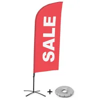 Showdown Displays Beachflag - Komplett-Set - Sale - Englisch