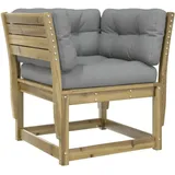 vidaXL Gartenstuhl 83 x 69 x 20 cm braun