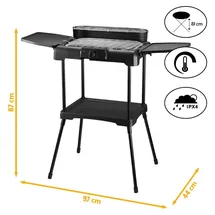 First Austria Standgrill 2000 W schwarz