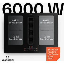 Klarstein Full House Induktionskochfeld mit Dunstabzug