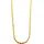 Adelia's Kordelkette Unisex Edelstahl Gold 45 cm
