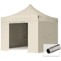 TOOLPORT 3x3m - mit 4 Seitenteilen (ohne Fenster) Premium