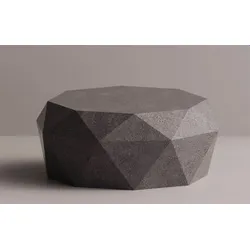 Casa Padrino Luxus Beton Couchtisch Anthrazit 86 cm - Wohnzimmer & Garten Möbel