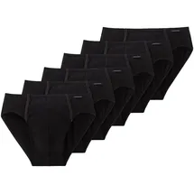 SCHIESSER Slip schwarz XXL 6er Pack