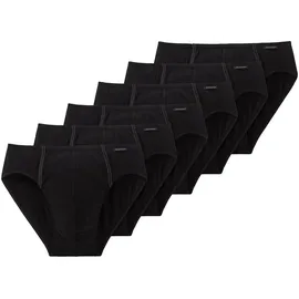 SCHIESSER Slip schwarz XXL 6er Pack