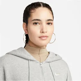 Nike Sportswear Phoenix Fleece Oversized Kapuzenjacke Damen 063 dk grey heather/sail XS