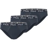 Fila Slip 3er Pack blau M