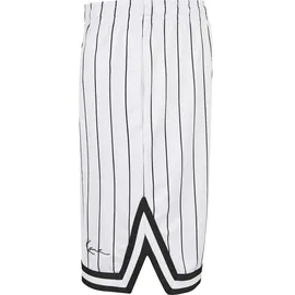 Karl Kani KM-PS011-002-02 Small Signature Pinstripe Mesh Short - Schwarz