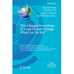 This Changes Everything - Ict And Climate Change: What Can We Do?, Kartoniert (TB)