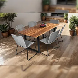 Sam ISRA Gartenstuhl 58 x 58 x 88 cm grau 4 St.