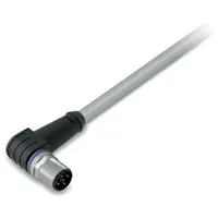 WAGO 756-3104/040-200 Sensor-/Aktor-Datensteckverbinder, konfektioniert M12 Stecker, gewinkelt 20.00