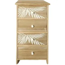 Hti-Living Kommode Melia 40 x 29 x 73 cm Weiß