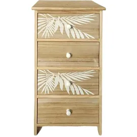 Hti-Living Kommode Melia 40 x 29 x 73 cm Weiß