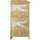 Hti-Living Kommode Melia 40 x 29 x 73 cm Weiß