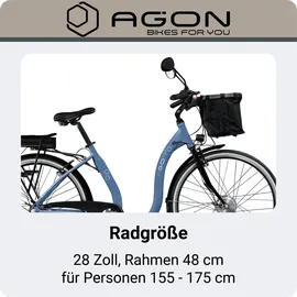 Agon 28 Zoll RH 48 cm Unisex dusty blau