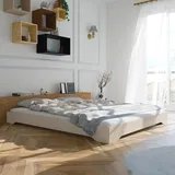 smartwood Bett 160x200 mit Lattenrost Kaschmir - Bettgestell aus FSC-zertifiziertem Kiefernholz - stabil bis 300 kg - Doppelbett - Modernes & langlebiges Bett für Erwachsene - TILA 7
