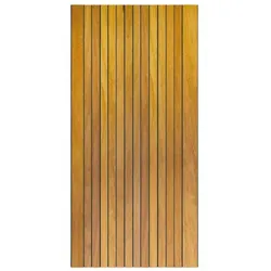 Elephant Hartholz Gartentür Stripes Black 180x100cm