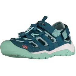 Outdoorsandale TROLLKIDS "KIDS KRISTIANSAND SANDAL XT", Gr. 33, blau (teal, aqua), Synthetik, Textil, mehrfarbig, sportlich, Schuhe