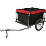 Wiltec Fahrrad Lastenanhänger rot/schwarz