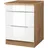 kochstation Kochfeldumbauschrank KS-Brindisi 60 x 60 x 85 cm Weiß