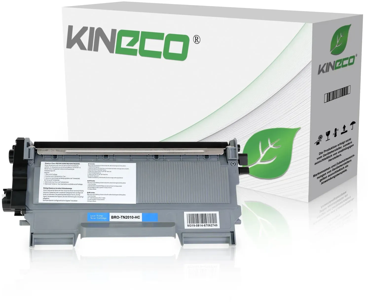 Toner kompatibel zu Brother TN-2010 XL Schwarz