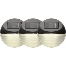PARFORCE TRADITIONAL HUNTING Solarleuchte Kunststoff 11,0 cm 3er Set braun