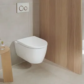 Geberit iCon Set Wand-WC mit WC-Sitz Weiß KeraTect