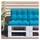 vidaXL Palettenkissen 50 x 40 x 12 cm hellblau 1 St.