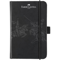 Faber-Castell 10065067 Notizbuch A6, kariert, schwarz, 90 x 140