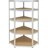 Ironside Eckregal Holz/Metall 176 x 75 cm