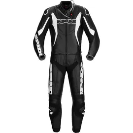 Spidi Sport Warrior Touring Lederkombi - Schwarz/Weiß / 56