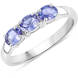 Rafaela Donata Ring Sterling Silber Tansanit in Silber Ringe   Damen 