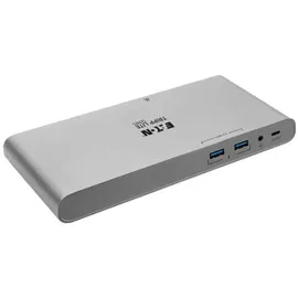 Eaton Power Quality Eaton Tripp Lite U442-DOCK4-INT laptop-dockingstation - 4K HDMI/DisplayPort, VGA, USB 3.2 Gen 1, USB-A/USB-C Hub, GbE, 100W PD Charging, International Power Kabels