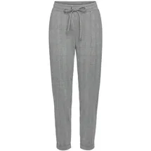 VIVANCE Jogger Pants kariert grau/schwarz 44