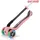 GLOBBER Go Up Foldable Lights, Scooter – pink