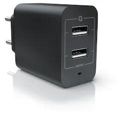 Aplic USB-Ladegerät 4800 mA, 2-Port Netzteil für Handy/Smartphone/Tablet, 4800mA - 2400mA je Port