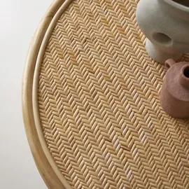 Tikamoon Ella Beige Rattan 80 x 45 cm