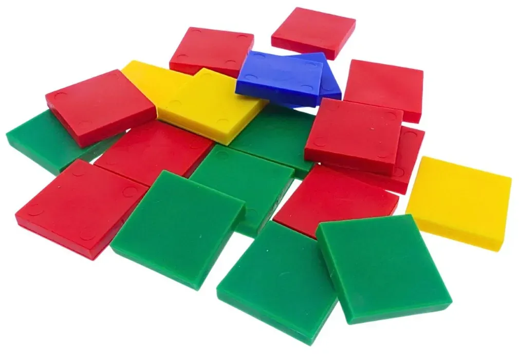 Quadratische Rechenplättchen ? Buntes Legematerial für den Mathematikunterric...