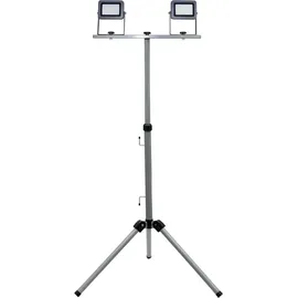 REV Ritter LED-Arbeitsleuchte Flare 2x15W Stativ Silber-Anthrazit