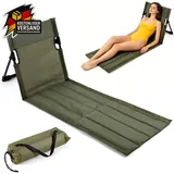 Klappbare Strandliege mit Rückenlehne für Outdoor Camping Garten Picknick Reisen