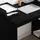 vidaXL Schreibtisch mit Regal Schwarz Eichen-Optik 108 x 55 x 103.5 cm