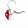 COLLEZIONE ALESSANDRO Ohrclips Germany rot 1
