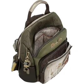 Anekke Muse Backpack Multicolor Olivgrün