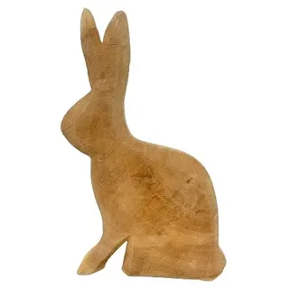 Holz Hase Pappel Natur h 65 cm  b 40 cm